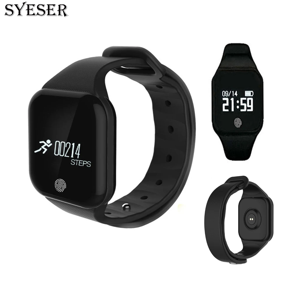 SYESER nouveau X5 Sport bande À Puce Montre Fitness Tracker Air pression bracelet moniteur de fréquence cardiaque bracelet vs mi banda 2 smartband