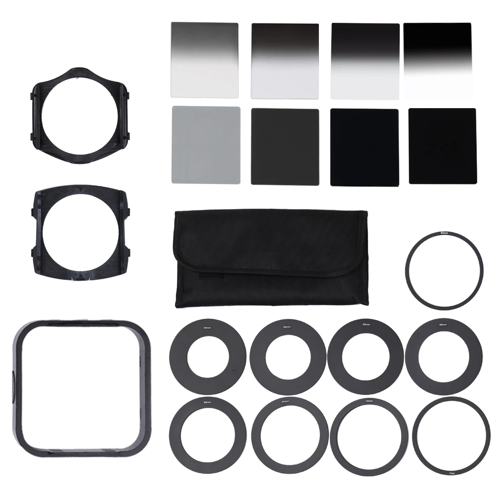 

Andoer Professional Universal Neutral Density ND2 4 8 16 Filter Kit for Cokin Set SLR DSLR Camera Lens Camera Photo Accessories