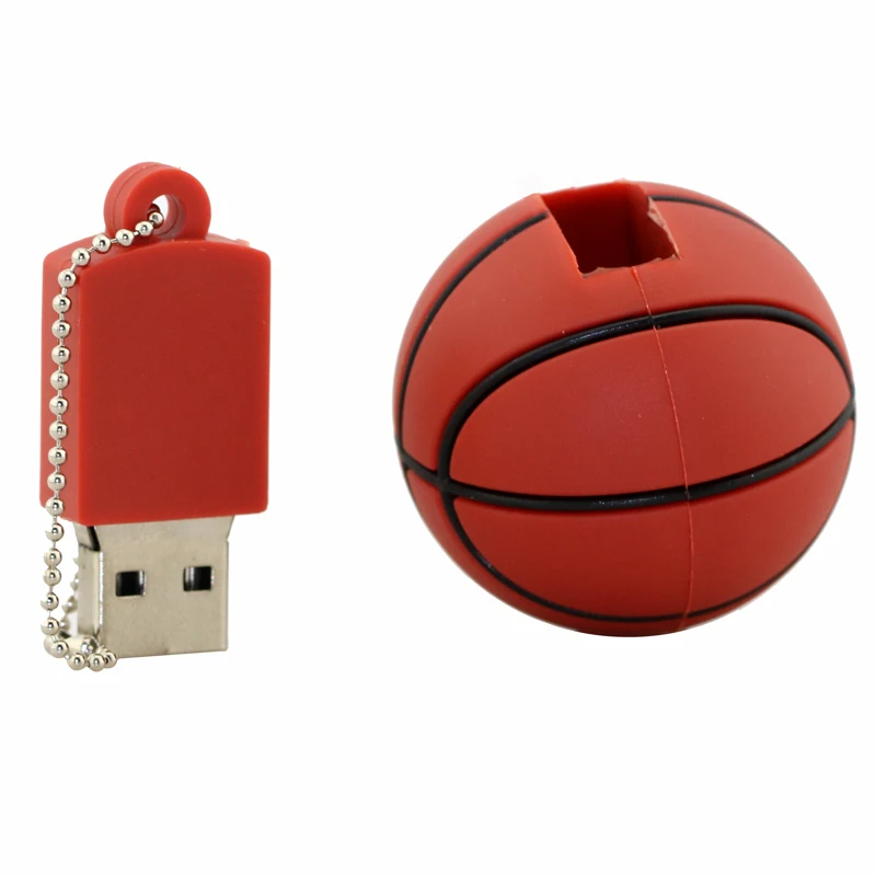 USB флеш-накопитель, баскетбольная/футбольная ручка, 4 ГБ, 8 ГБ, 16 ГБ, 32 ГБ, 64 ГБ, Паулин, мяч, теннисная карта памяти, креативный подарок, флешка