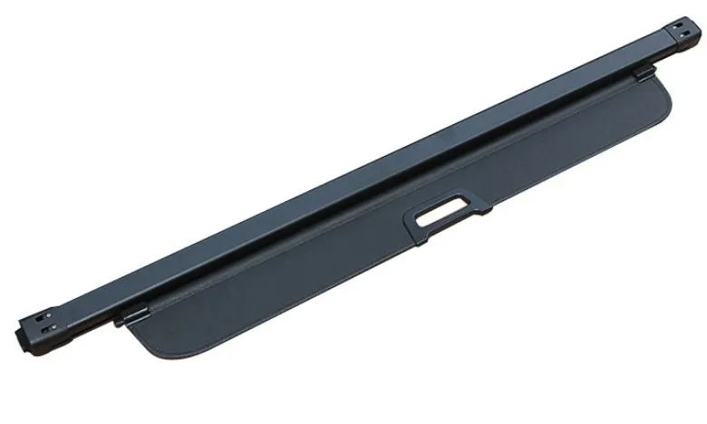 Для Mitsubishi Outlander 2007-2012 Задняя Крышка багажника грузового автомобиля защитный экран высокого качества автомобильные аксессуары - Цвет: Black