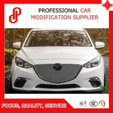 High quality Stainless steel modification car front grille racing grills grill cover for Mazda 3 Axela 2013 2014 2015 2016 2017 цена High quality Stainless steel modification car front grille racing grills grill cover for Mazda 3 Axela 2013 2014 2015 2016 2017 цены онлайн