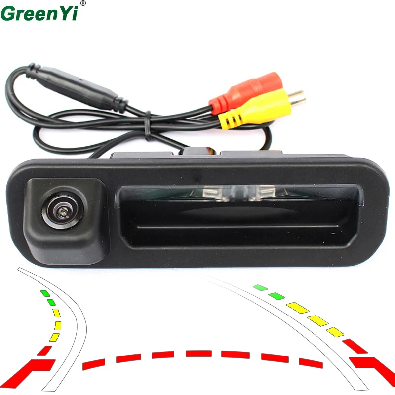 Reversing Trajectory Tracks Special CCD Car Rear View font b Camera b font For Ford Focus