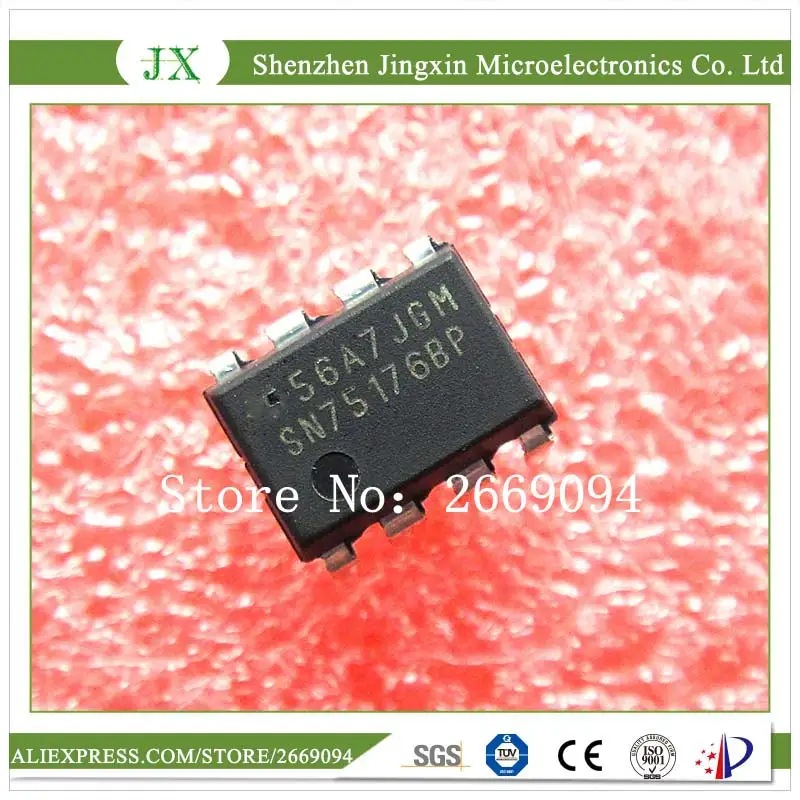 

100PCS SN75176BP DIP8 SN75176 DIP 75176 new and original IC