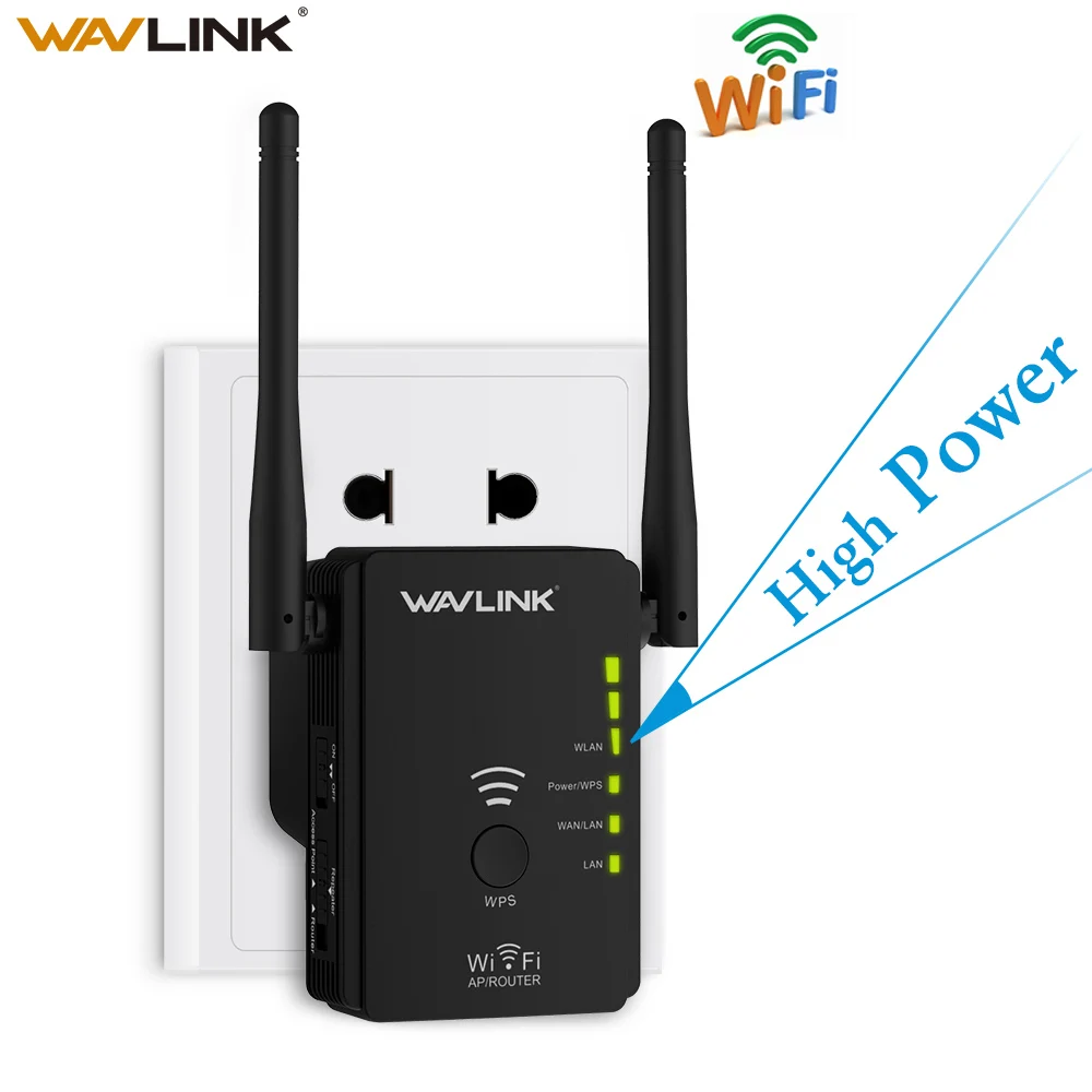 Беспроводной маршрутизатор Wavlink высокой мощности Wi Fi репитер точка доступа AP N300