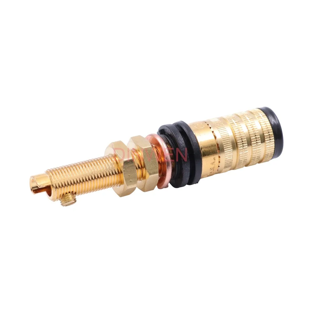 Banhado a Ouro Conector de Saída de Áudio de Alta Ofc Alto-falante Amplificador Ligação Pós Terminal Banana Tomada Fidelidade Diy Cmc 838s-g 838l-g 24 k - Image 6