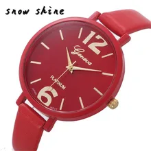snowshine #30 Women Faux Leather Analog Quartz Wrist Watch free shipping
