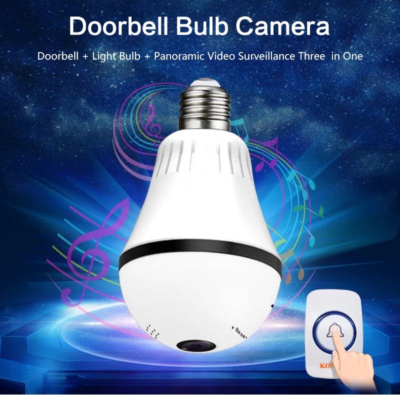 Doorbell Bulb Panoramic IP Camera_01