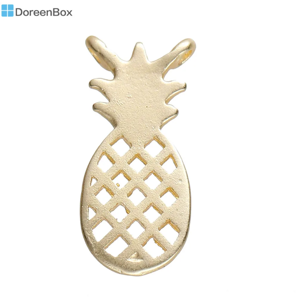 Doreen Box коннекторы из сплава на основе цинка ананасы фруктовые легкие золотые