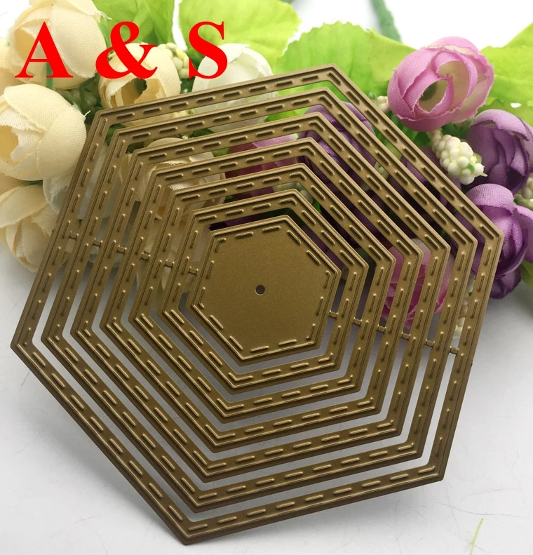  Q42 METAL CUTTING DIES Rhombus Scrapbook card invitation paper craft party decor embossing stencil  - 32828906975