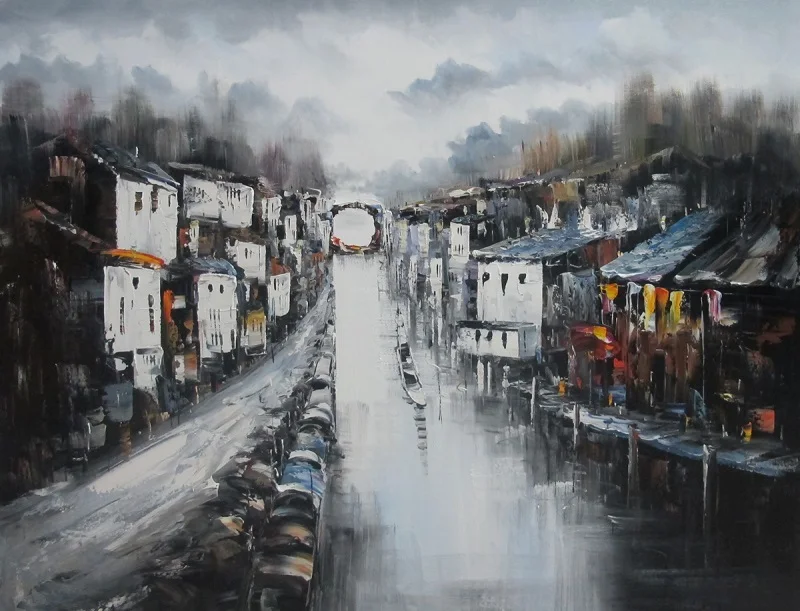 

Nice landscape painting art on canvas decoration oil painting pictures for living room