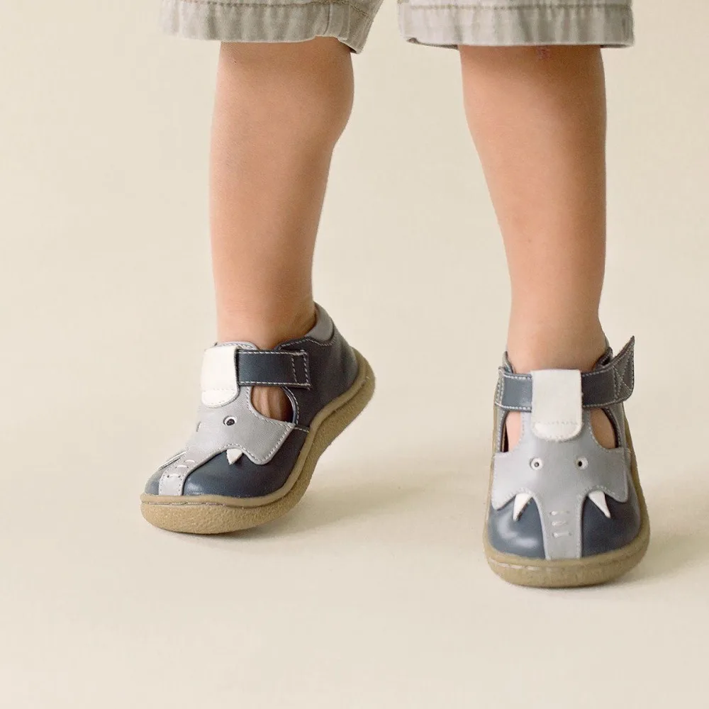 TipsieToes superior calidad de marca de cuero genuino niños bebé niño niña niños elefante zapatos de moda pies zapatillas de deporte - 3