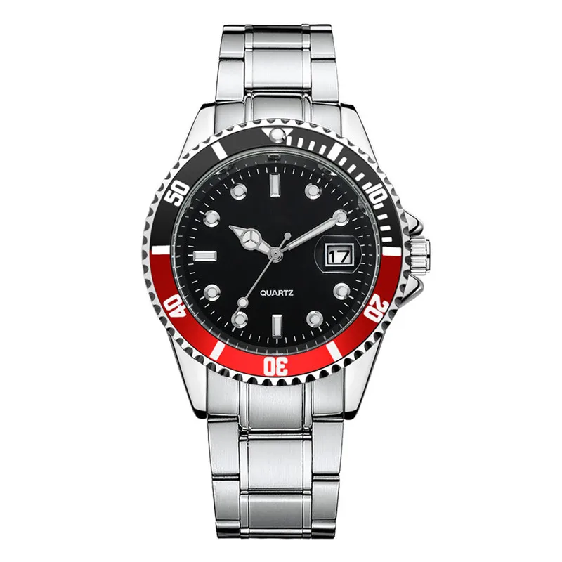 

OTOKY Men Fashion Military Stainless Steel Date Sport Quartz Analog Wrist Watch P30 Drop Shipping November06