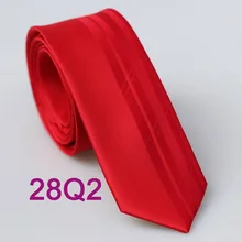 YIBEI coahella ties мужской обтягивающий галстук дизайн красный сплошной цвет Двухцветные полосы микрофибры галстук Модный Узкий галстук тонкий галстук