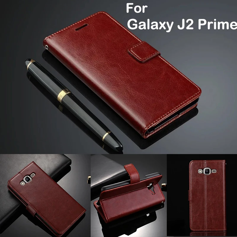 Wallet Card Slot Flip Leather Phone Capa For Samsung Galaxy J2 Prime Case G532 Cover Luxury Ultra Thin For Samsung J2 Prime Case