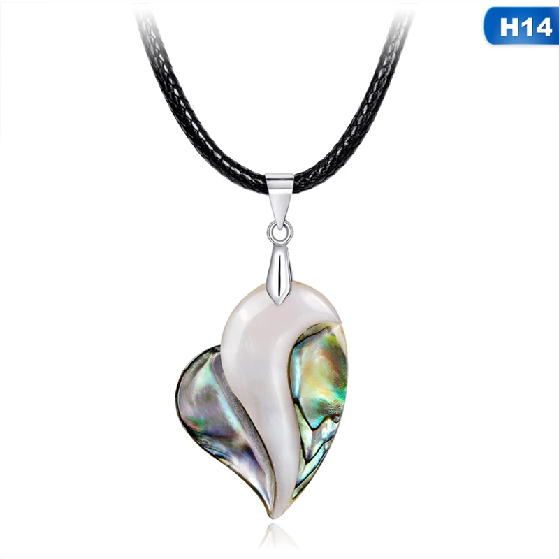 Новозеландское ожерелье-чокер из натуральной раковины абалона для женщин, подвески, подарок, макси воротник, модное ювелирное изделие - Окраска металла: 14