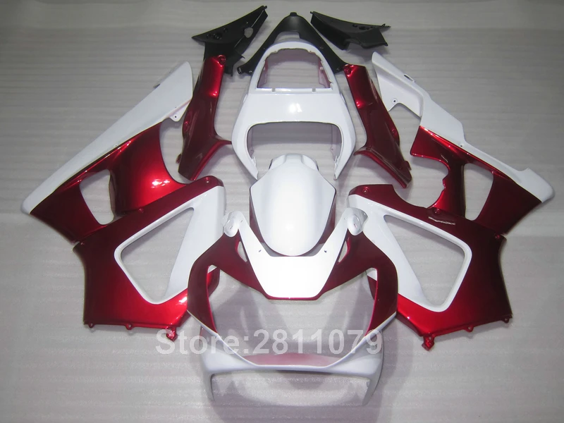 Набор обтекателей для литья под давлением Honda CBR929RR 00 01 винные красные белые
