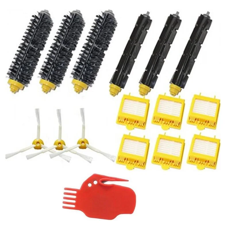 

Vacuum Cleaner Parts Original New Hot Hepa Filters 760 770 780 Series & Brush Pack Kit 3 Armed For iRobot Roomba 700 Series