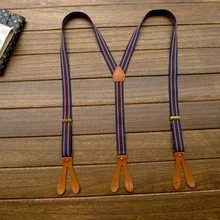 Мужские кофе синий Orange полоса чулок кнопки чулок