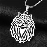 94-24x27mm,Persian Cat Necklace