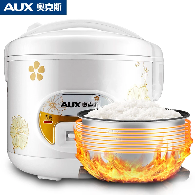 

220V AUX 3L Multifunctional Electric Rice Cooker Automatic Mini Portable Rice Cooker For 5-6 People Easy Operationation