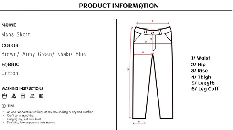 Product Information-Pants