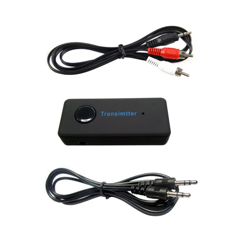 

2017 Wireless Bluetooth 3.0 3.5mm Stereo Audio Cable Music Audio Bluetooth Transmitter Receiver Sender Adapter for TV