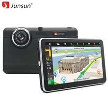 Junsun 7 inch Car DVR GPS Navigation Android tablet pc Bluetooth wifi fhd 1080p Camera Recorder Vehicle gps automobile navigator