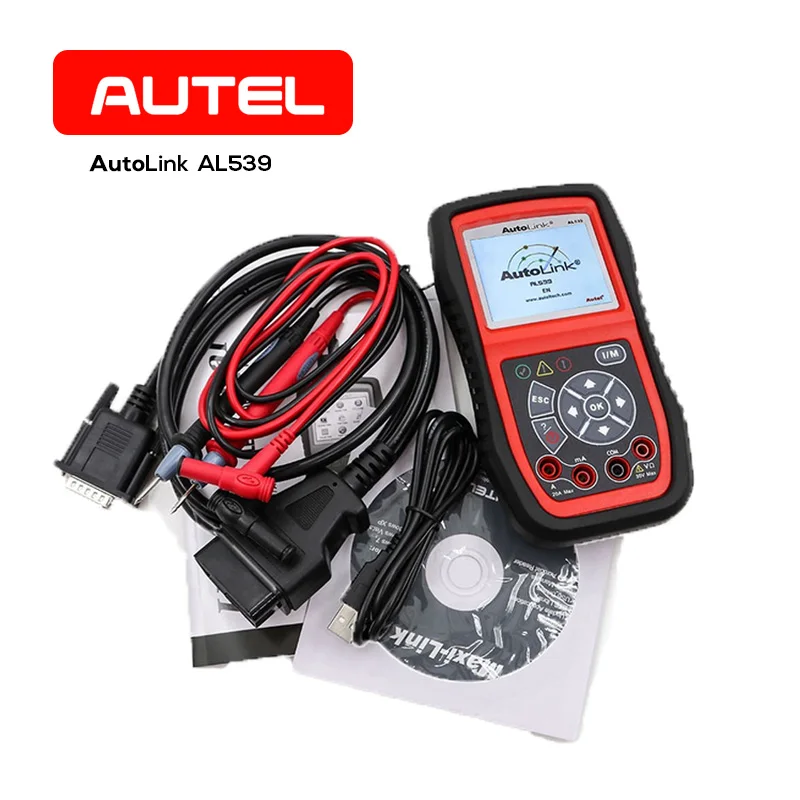 AUTEL AutoLink AL539 Электрический тестовый инструмент AVO Meter автомобильный считыватель