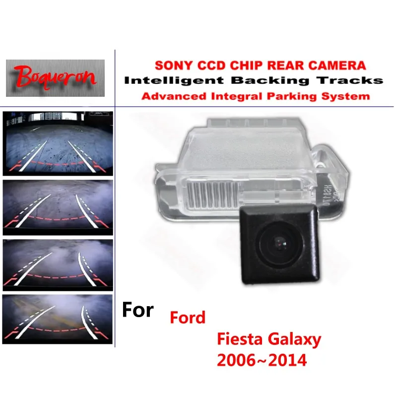 For Ford Fiesta Galaxy 2006~2014 CCD Car Backup Parking Camera Intelligent Tracks Dynamic Guidance Rear View Camera For Ford Fiesta Galaxy 2006~2014 CCD Car Backup Parking Camera Intelligent Tracks Dynamic Guidance Rear View Camera