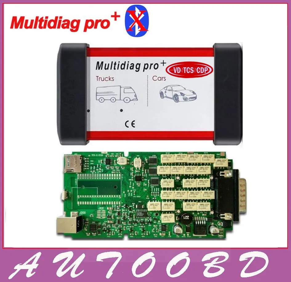 Multidiag pro+ одноплатный зеленый+ Nec Реле No BT. R2/2015R1 дополнительно активированный TCS CDP программное обеспечение для легковых автомобилей и грузовиков