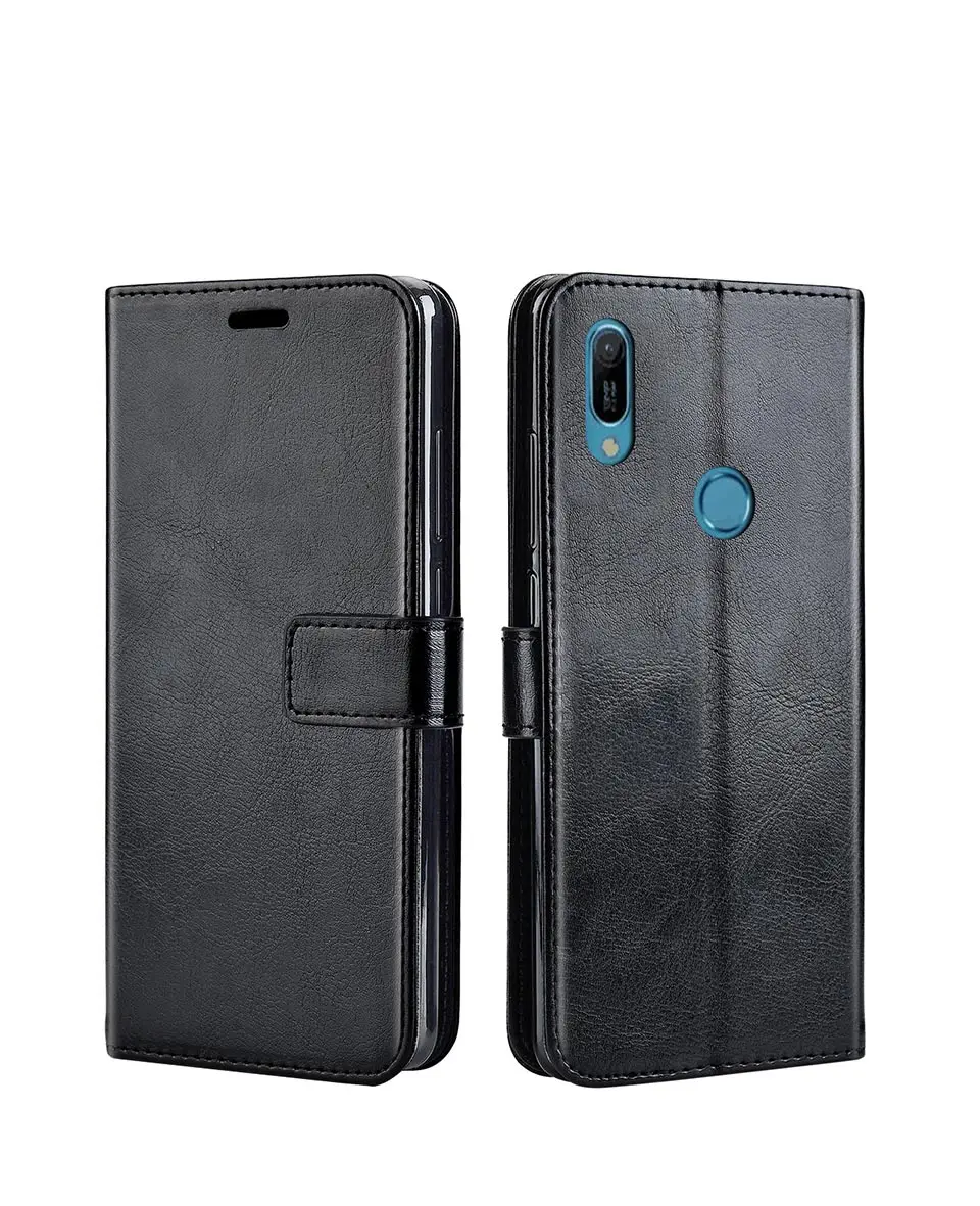 Кожаный чехол книжка для Huawei Y6 2019 Prime MRD LX1 LX1F Y 6 pro Y6Prime|Бамперы| |
