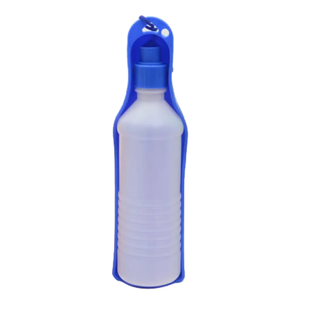500 мл креативная бутылка для воды для домашних животных, собак, для путешествий, Спортивная бутылочка для питья, поставка для домашних животных, портативная продукция для домашних животных, Прямая поставка L* 5 - Цвет: Синий