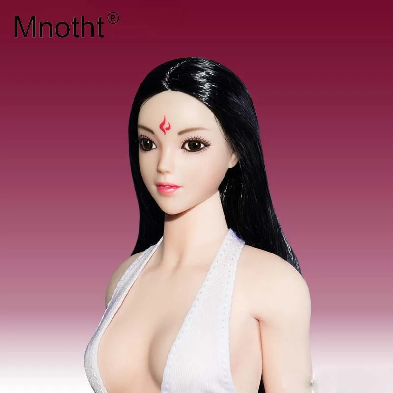 Игрушки Mnotht масштаб 1/6 женская голова лепка кукла резьба модель подходит для OB BJD