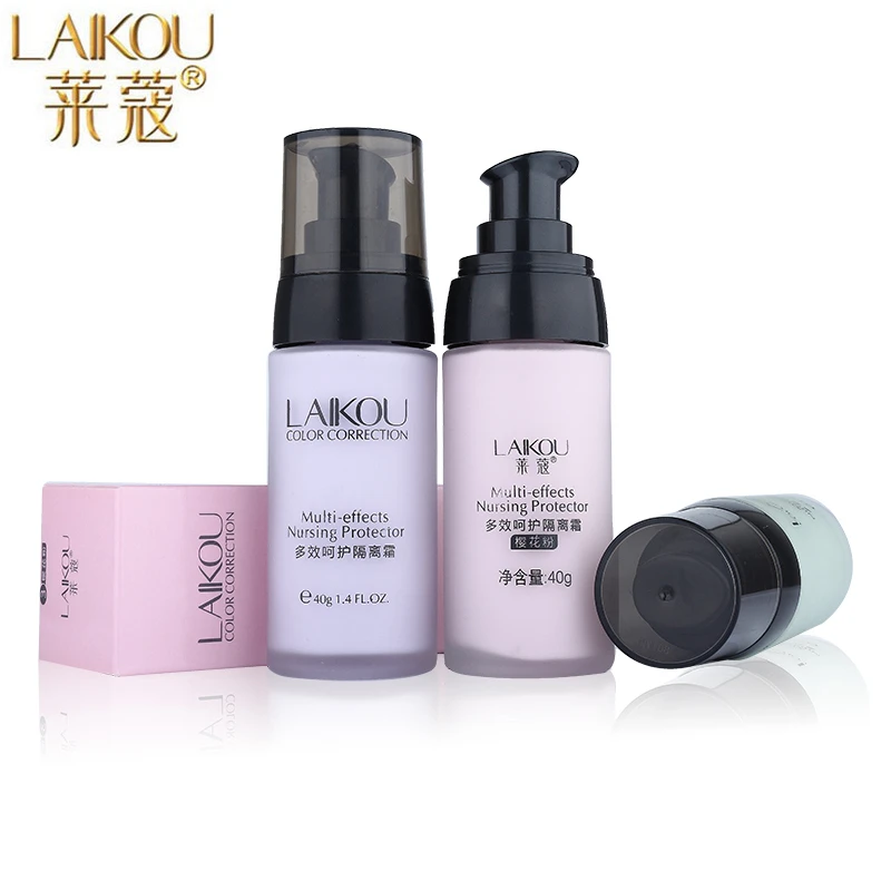 

LAIKOU Brand Makeup Base Face Foundation Primer Make Up Cream UV Protect Sunscreen Moisturizing Oil Control Waterproof Cosmetics