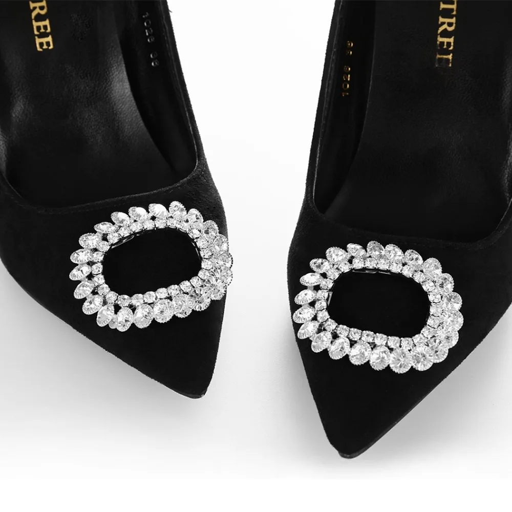 IngeSight. Z Элегантный Кристальный цветок зажим Шарм Стразы геометрический ножной браслет для женщин ювелирные изделия высокие аксессуары с каблуками