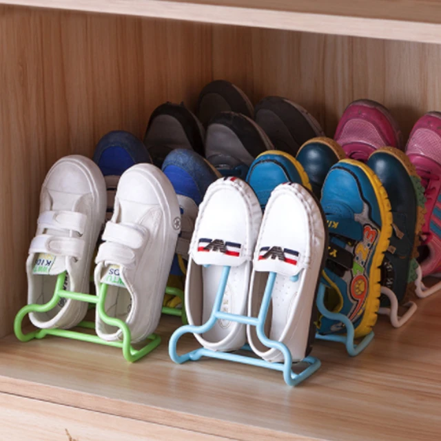 10 pz/set scarpe multifunzione scaffale scarpiera organizzatore scarpe  Creative stendino Stand appendiabiti bambini bambini scarpiera - AliExpress