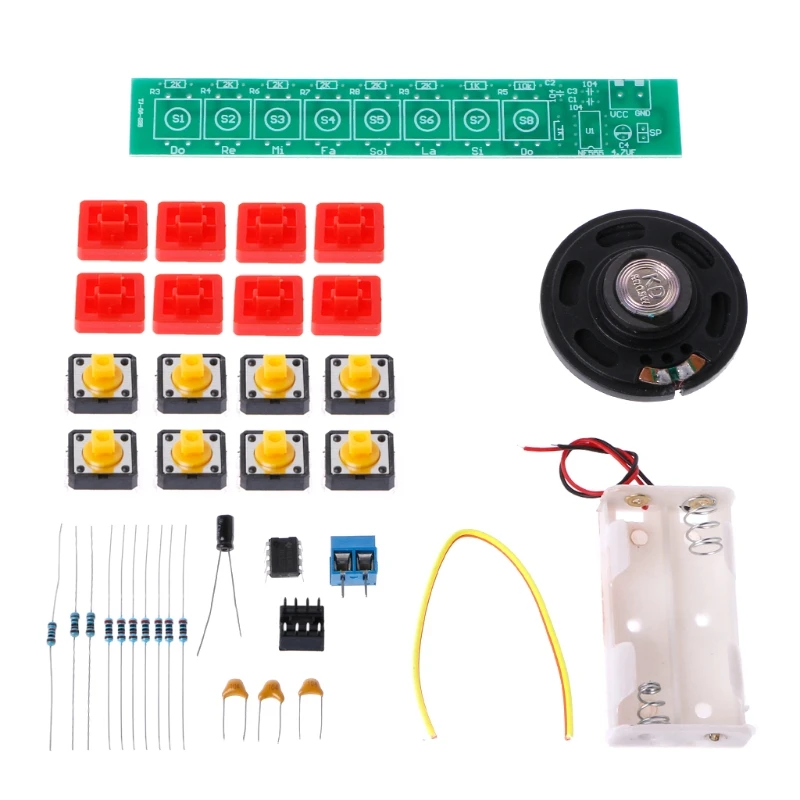

OOTDTY DIY Kits NE555 Electronic Component Parts Electric Piano Organ Module DIY Set