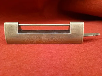 

Old copper door lock of Chinese ancient art and craft