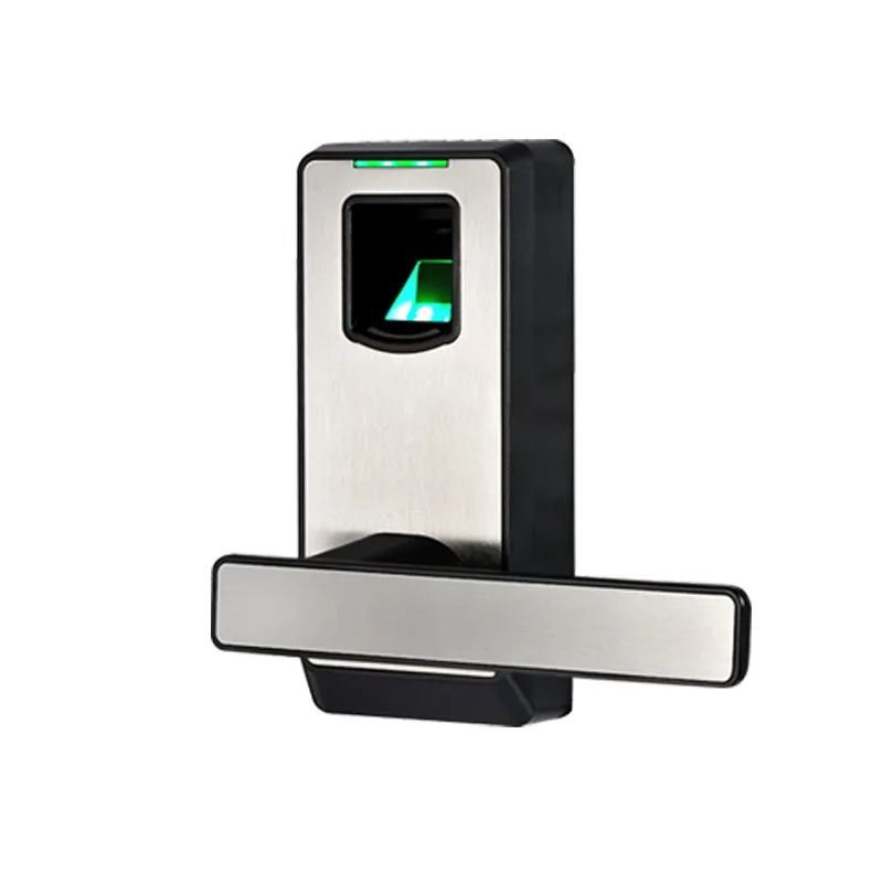 

Biometric Fingerprint Door Lock with Mechanical Key Free-style Handle Smart Entry Intelligent Electric Keyless Lock lkPL10