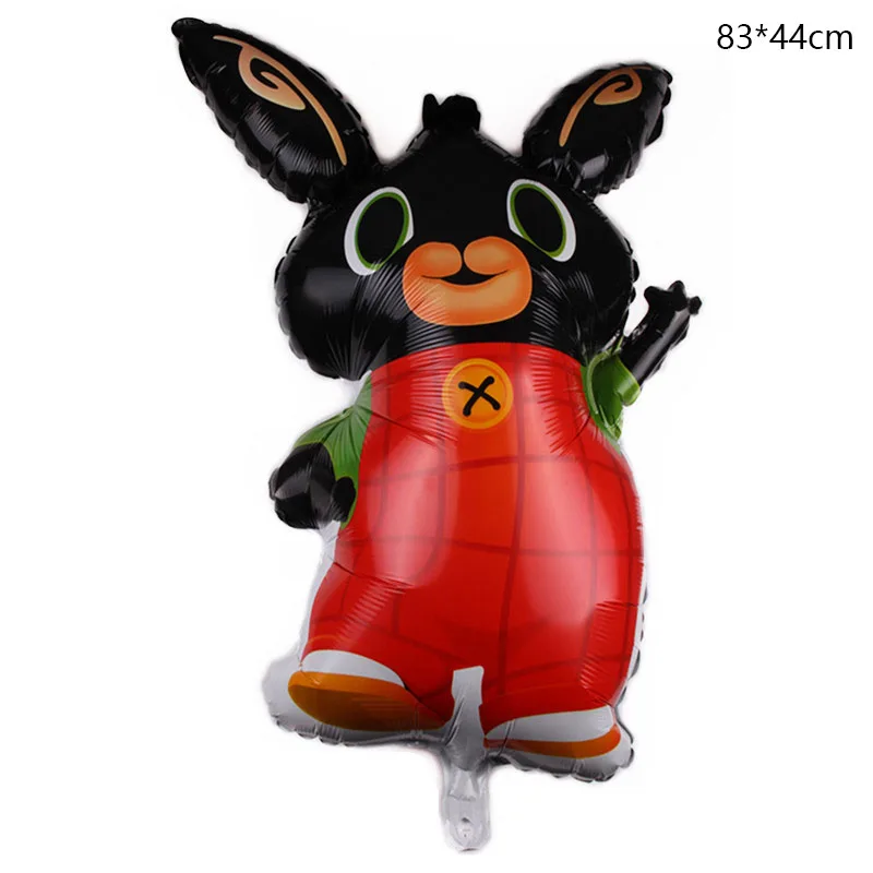 83*44 см; с блестками; большие размеры игрушка-кролик на день рождения От 2 до 6 лет алюминиевой фольги воздушные шары с гелием вечерние аксессуары для маленьких детей - Цвет: As shown