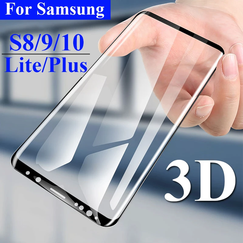 

Protective Glass On The For Samsung Galaxy S8 Tempered Screen Protector S9 S10 Plus Lite 8S 9S 10S S 8 9 10 Protect Sumsung Glas