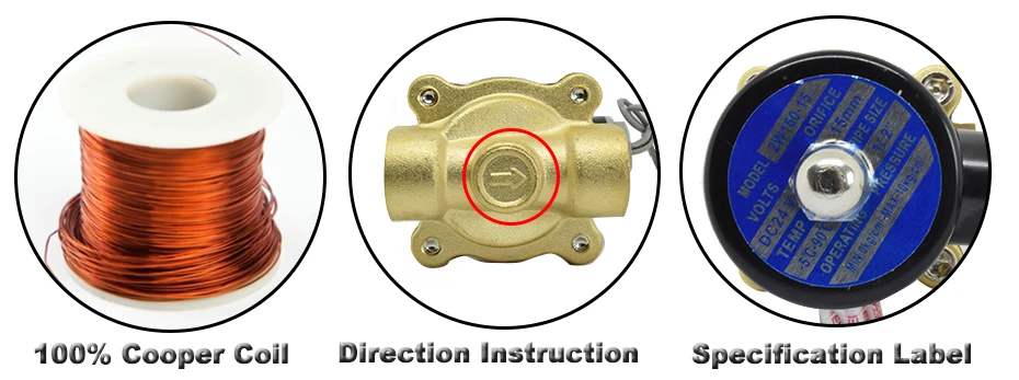 2 Вт Электрический электромагнитный клапан NC DN8 DN10 DN15 DN20 DN25 1/" 3/8" 1/"3/4" " 2" AC220V DC12V DC24V водяной масляный Воздушный пневматический клапан