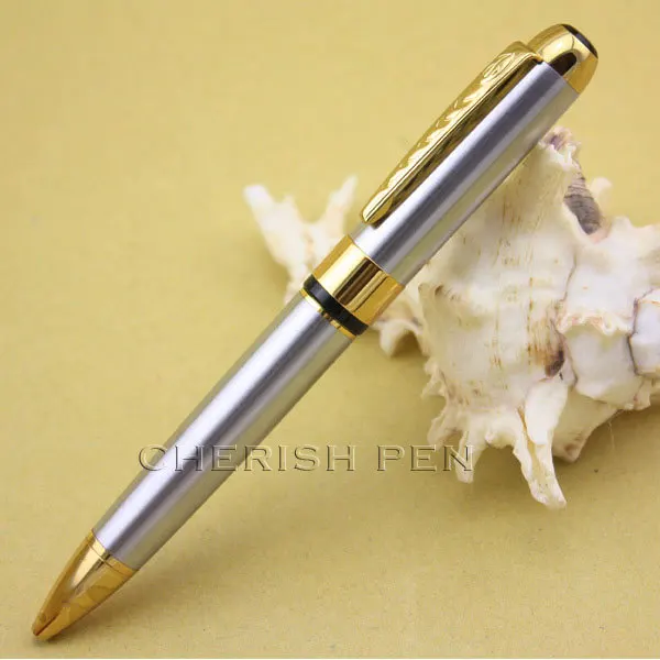 Jinhao 250 Роскошная золотая шариковая ручка с зажимом 0,7 мм металлическая подарочная ручка офисные канцелярские ручки-роллеры для студентов