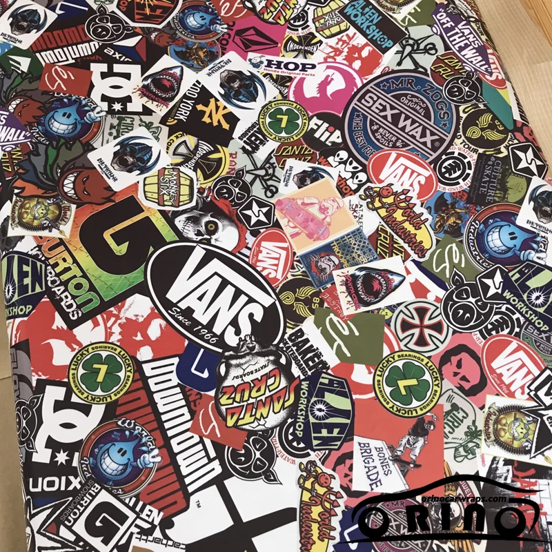 JMD Sticker Bomb Vinyl Film Wrap-14