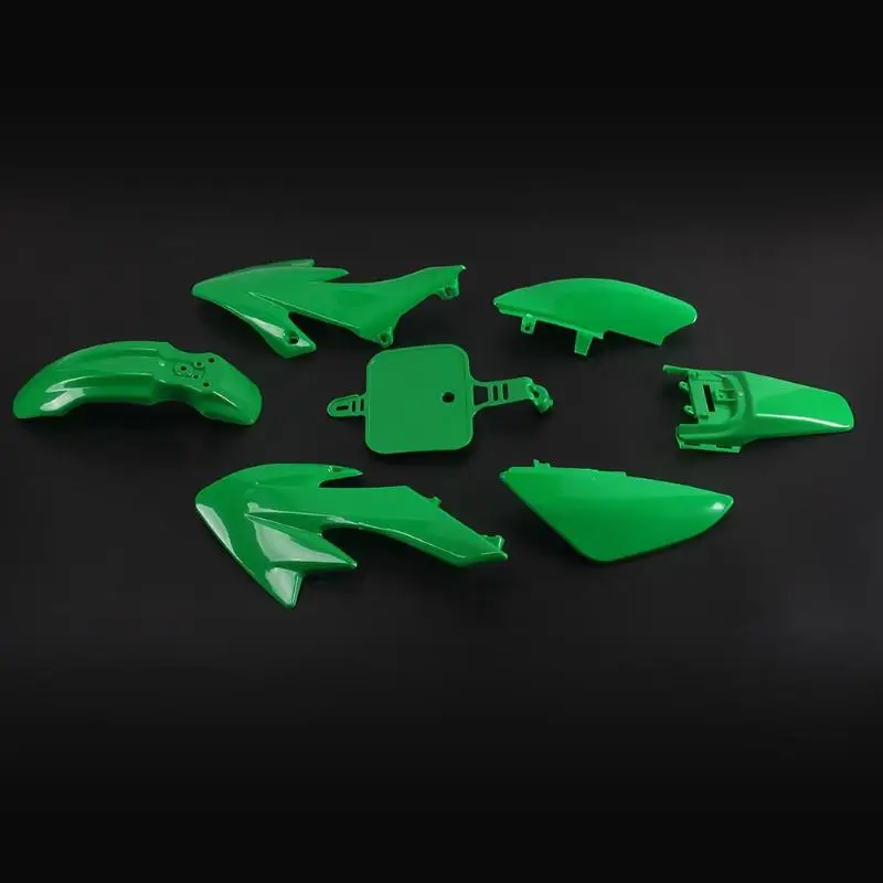 7 шт. мотоцикл пластик обтекатель для Honda CRF 50 Пит Байк зеленый