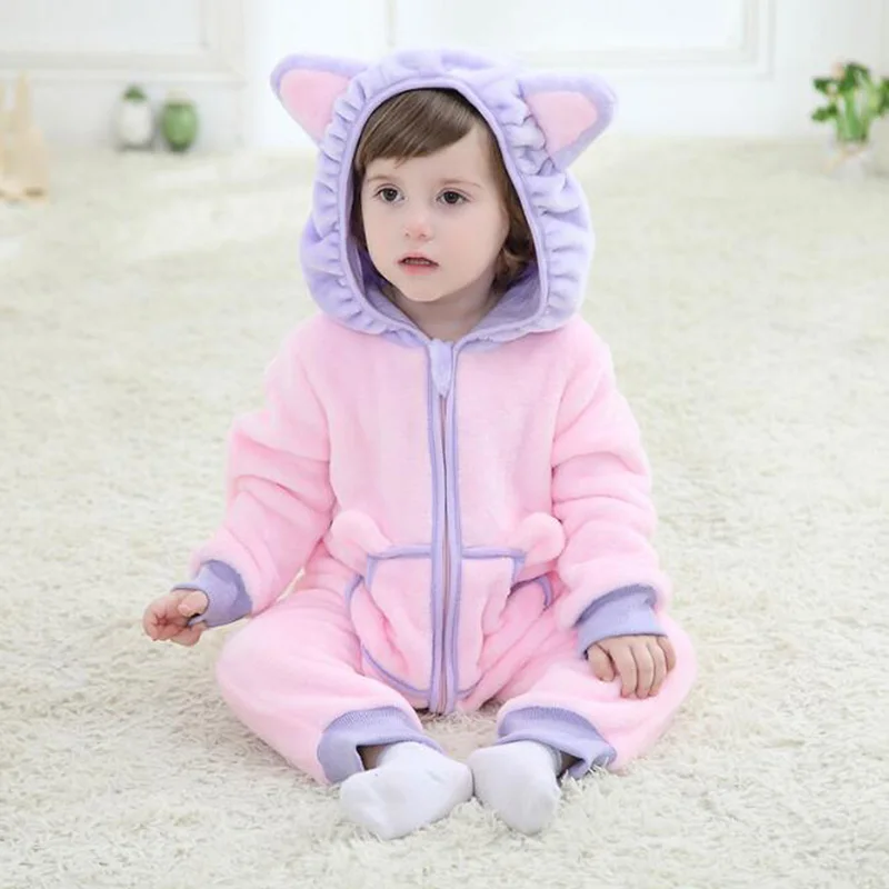 Baby Animal Cute Cat Kigurumi Pajamas Clothing Newborn Anime Infant Romper Onesies Cosplay Costume Outfit Hooded Kid Jumpsuit Baby Animal Cute Cat Kigurumi Pajamas Clothing Newborn Anime Infant Romper Onesies Cosplay Costume Outfit Hooded Kid Jumpsuit