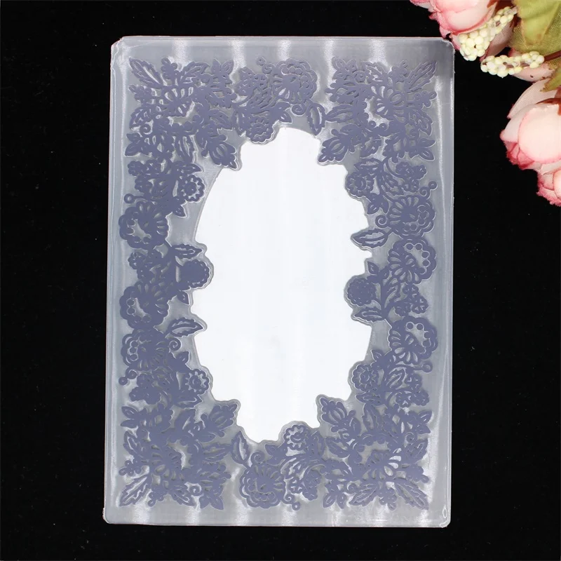 

YPP CRAFT Flower Doily Cutting Die and Embossed Folder Set DIY Scrapbook Paper Die / Card Decoration