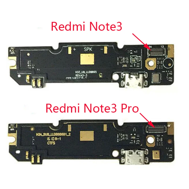 

2pcs/lot For 5.5" Xiaomi Redmi Note 3 USB Charging Port Flex Cable Charger Plug Connector Redmi Note 3 Pro Dock Port Flex Board