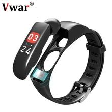 Vwar TalkBand E1 Bluetooth монитор сердечного ритма умный Браслет Talk Band спортивный фитнес-браслет цветной экран вызов наушники Smartband