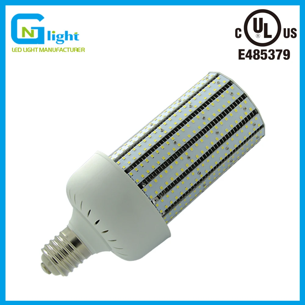 E39 mogul base 120w led bulb replace 400w metal halide 480V parking lot